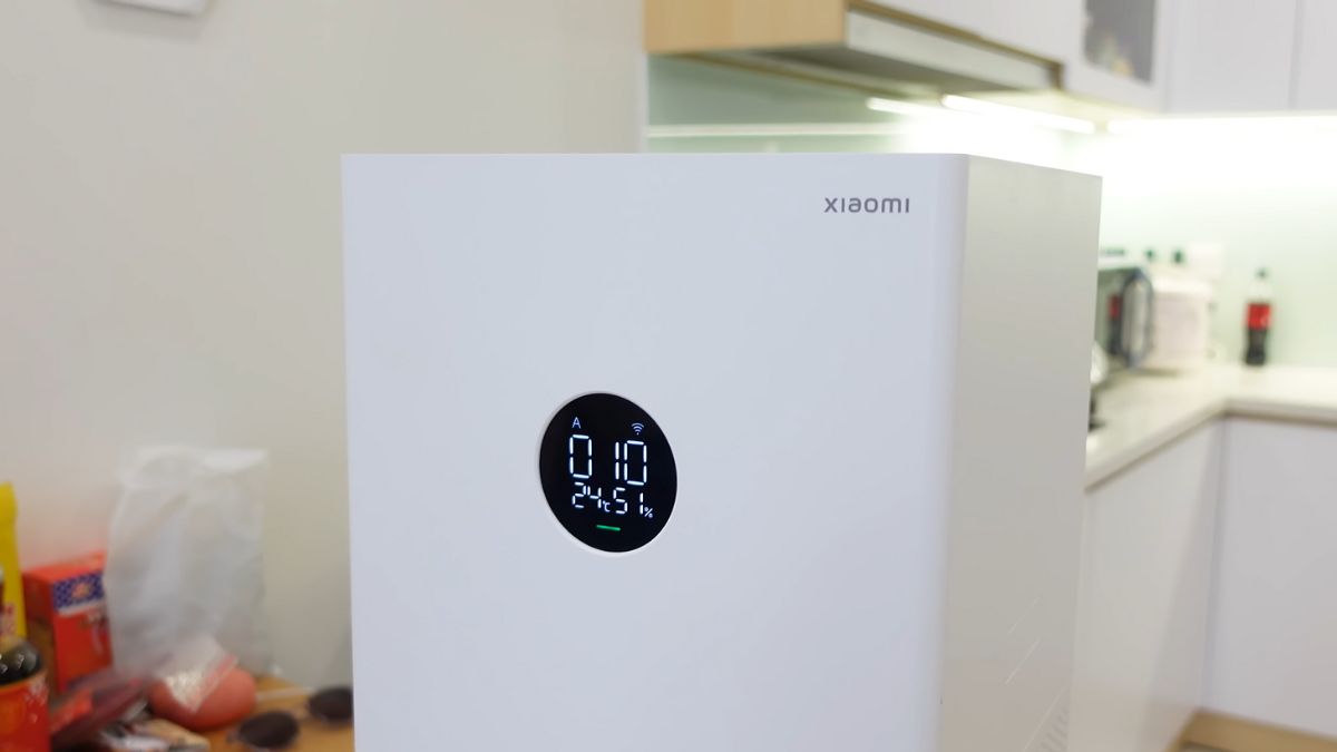 Đèn báo chất lượng không khí (PM2.5) trên máy lọc không khí Xiaomi