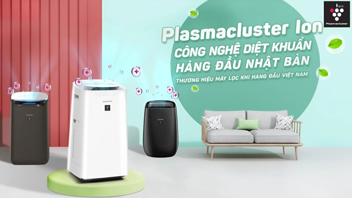 Plasmacluster Ion đã được chứng minh có khả năng tiêu diệt đến 99.9% vi khuẩn, virus cúm, nấm mốc và các chất gây dị ứng