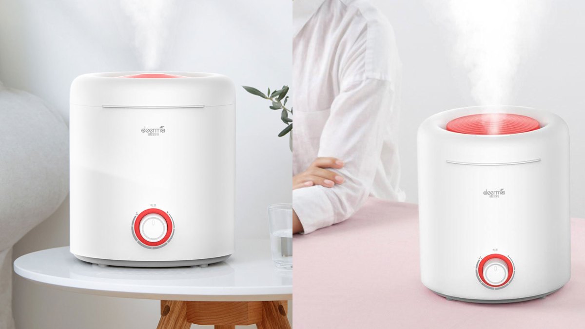 Xiaomi Deerma DEM-F300S nổi bật với khả năng bù ẩm hiệu quả nhờ công nghệ phun sương siêu âm (Ảnh minh họa)