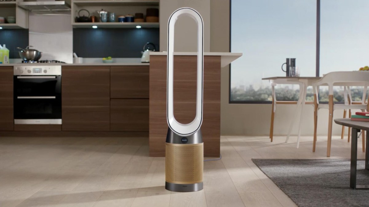 Khác với quạt thường, Dyson Pure Cool thổi khí sạch dạng luồng mượt mà, không gây khô da hay cảm giác gió rít.
