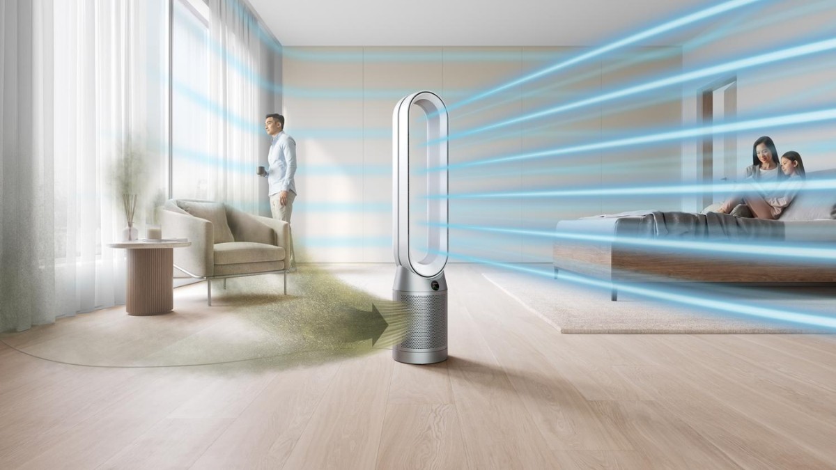 Dyson TP07 thuộc dòng Purifier Cool – máy lọc không khí kiêm quạt làm mát