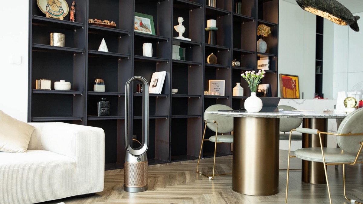 Máy lọc không khí Dyson TP09 được trang bị hệ thống cảm biến tự động thông minh