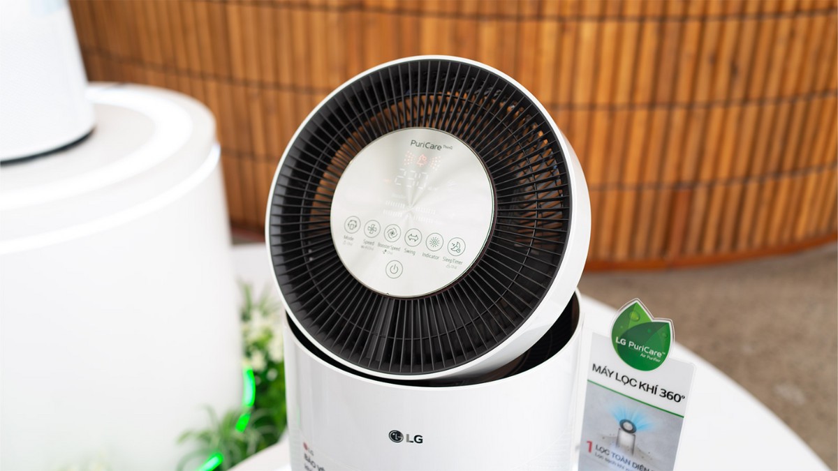 Không chỉ gây ấn tượng về thiết kế, máy lọc không khí LG còn được trang bị hàng loạt tính năng thông minh