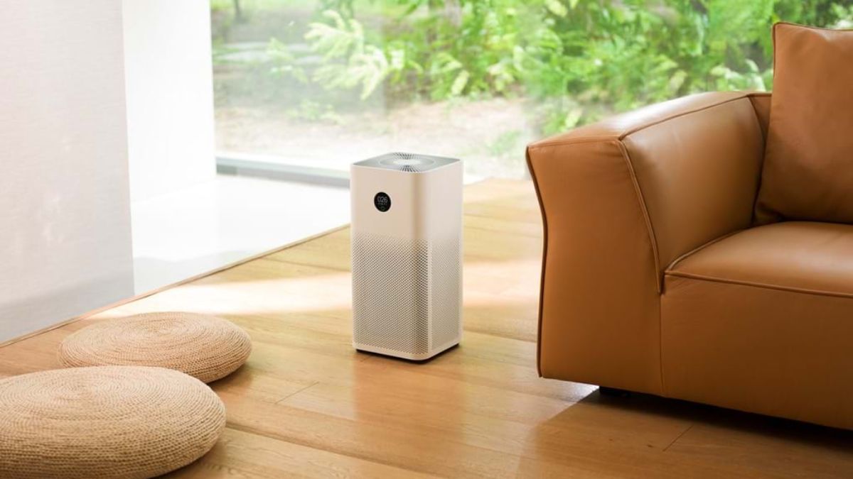 Máy lọc không khí Xiaomi Smart Air Purifier 4 Pro gây ấn tượng với khách hàng bởi màu trắng sang trọng