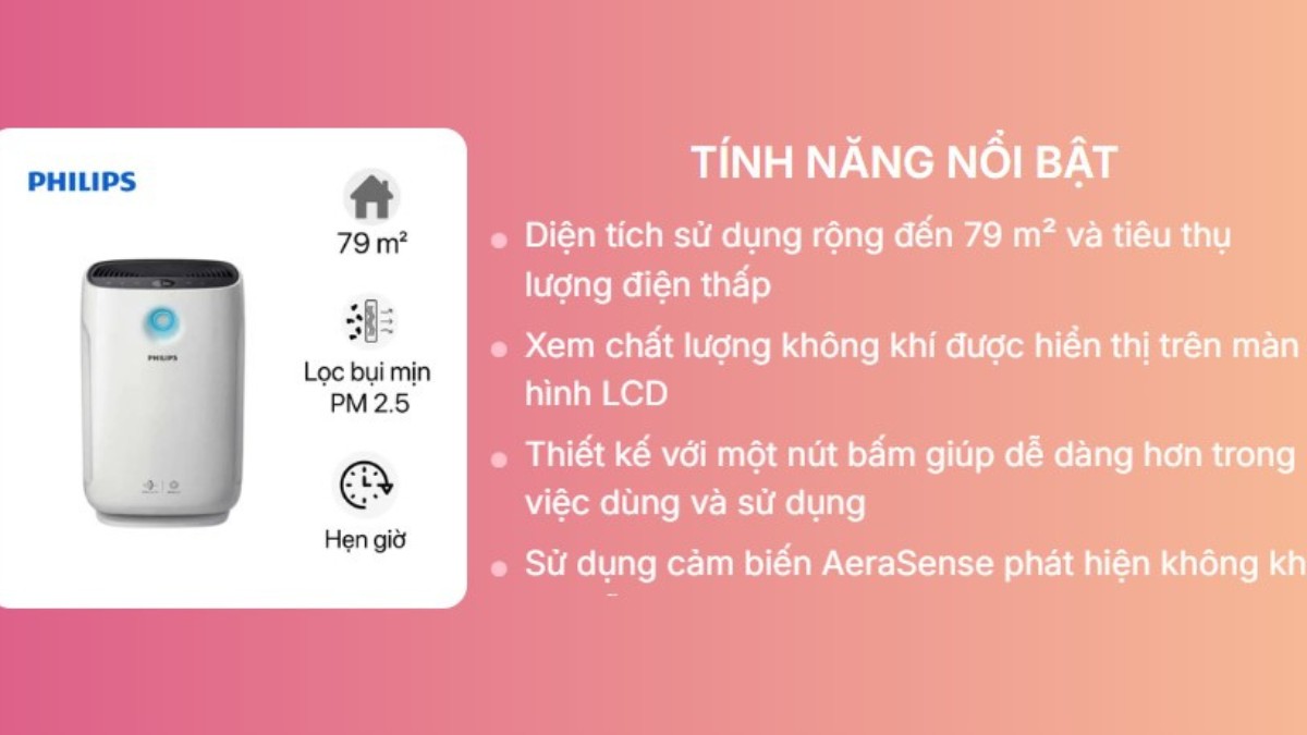  Ưu – nhược điểm và có nên mua máy lọc không khí Philips AC2887 10 không?