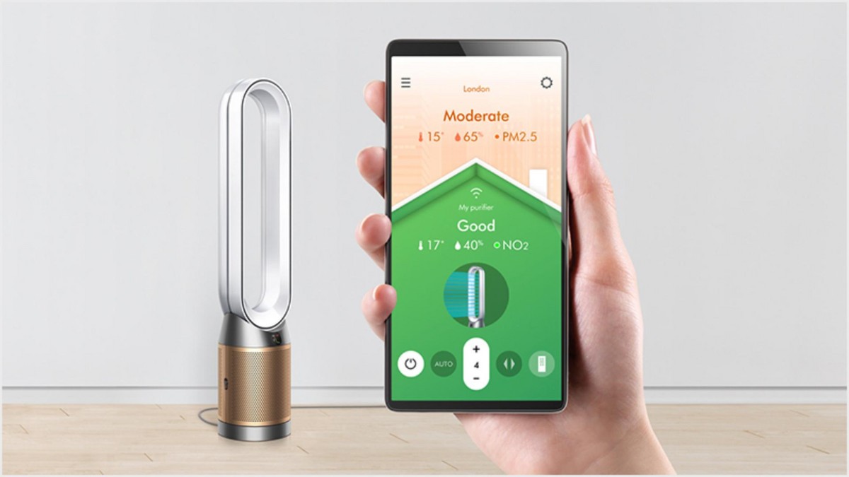 Máy lọc không khí Dyson hỗ trợ kết nối với ứng dụng MyDyson