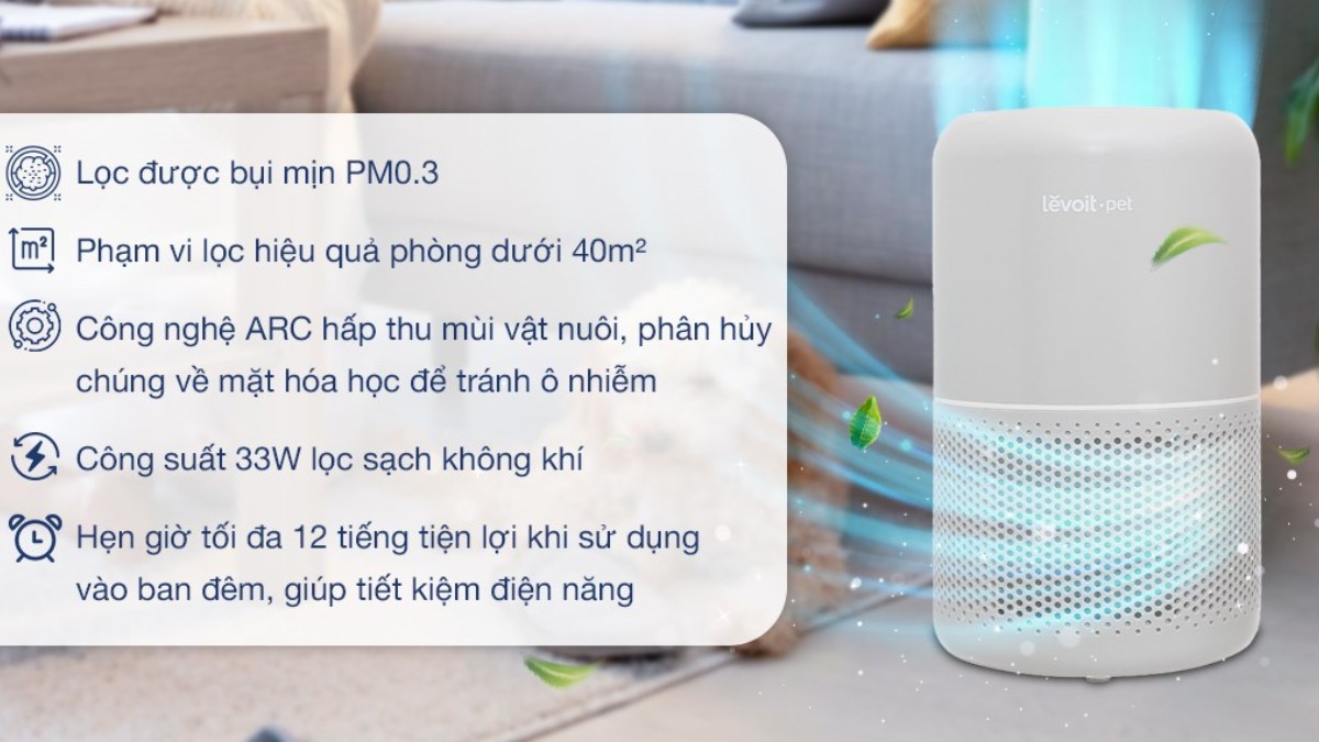 Trong phân khúc máy lọc không khí gia đình, Levoit là thương hiệu Mỹ nổi bật với các dòng sản phẩm nhỏ gọn, dễ dùng và tập trung vào hiệu quả thực tế