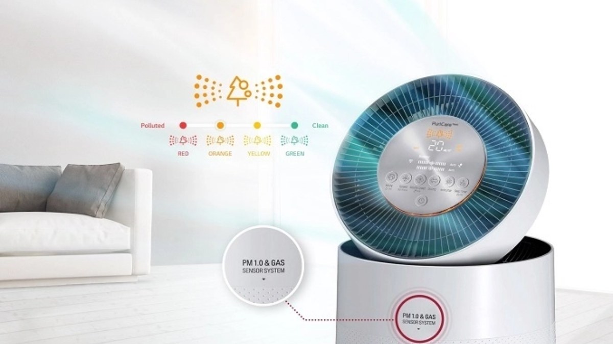 Máy lọc không khí LG PuriCare AS65GDWD0 được trang bị công nghệ lọc 360°