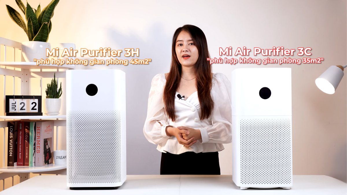 Tổng quan về hai sản phẩm máy lọc không khí Xiaomi 3H và 3C