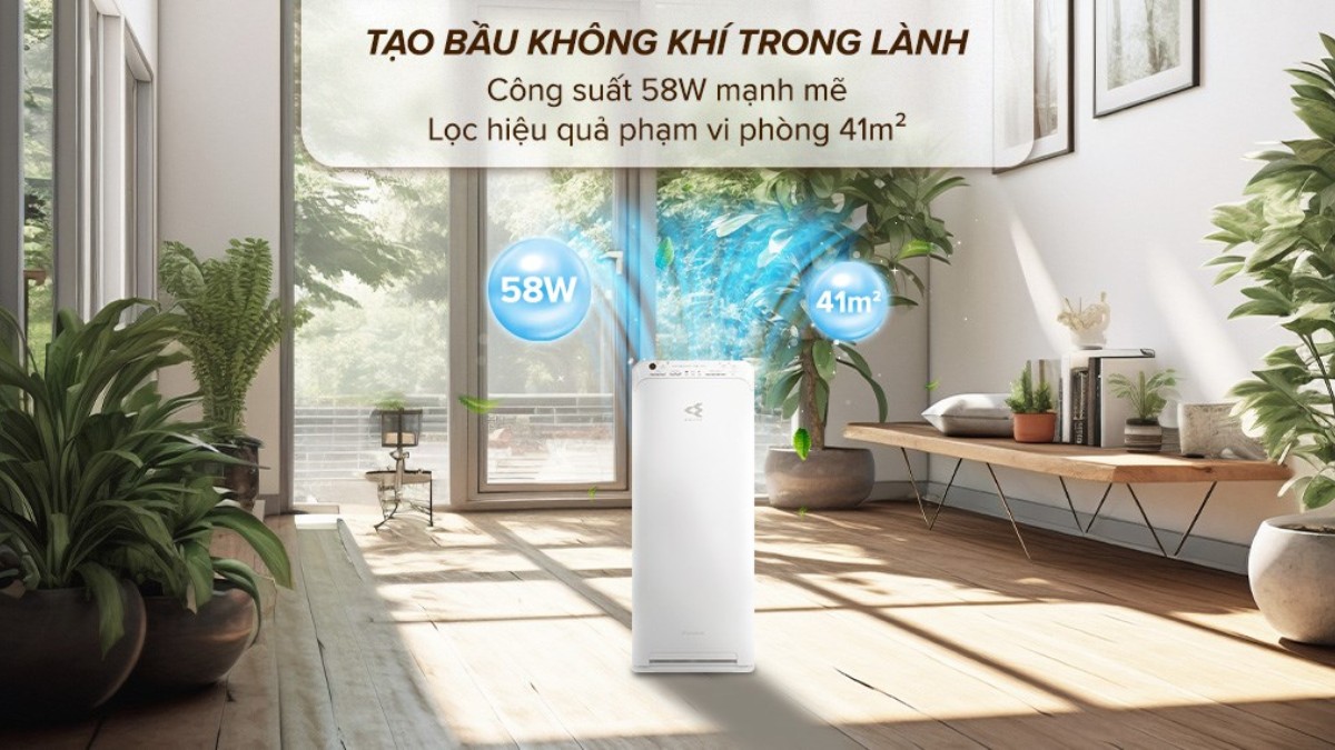 Review máy lọc không khí Daikin MCK55TVM6